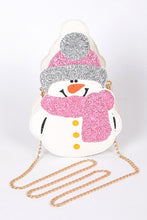 Load image into Gallery viewer, Glitter Snowman bag