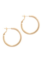Load image into Gallery viewer, Gold or Silver Plated Stainless Steel Big Assorted Thin to Thick Hoop Earring