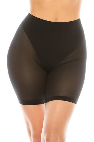 Womens High Waisted Mesh Shapewear Tummy Control Waist Slimming Smooth Shapewear Short (S-XL)