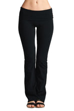 Load image into Gallery viewer, Active Folded Waist Yoga Classic Basic Pants