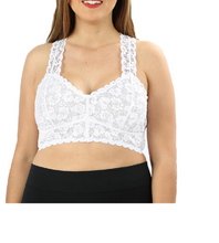 Load image into Gallery viewer, PLUS SIZE LACE  RACER BACK BRALETTE