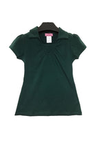 Load image into Gallery viewer, Little Girls Ruffle Front Collar Top (GIRLS SIZE 4-20)