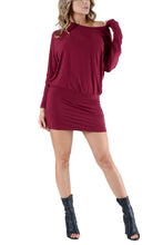 Load image into Gallery viewer, Womens Long Sleeve Batwing Dolman Top