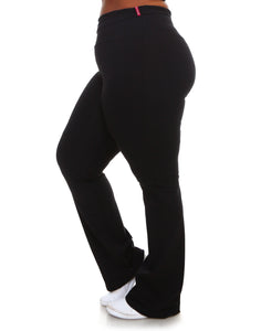 Active Folded Waist Yoga Classic Basic Pants