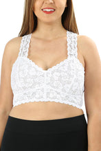 Load image into Gallery viewer, Plus Racer Back Lace Bralette Top